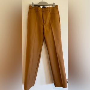 Banana Republic High-Rise Straight Brown Trouser, size 4
